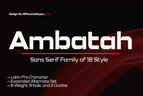 Ambatah: A Modern Sans Serif for Web Design