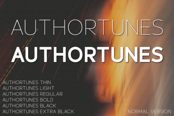 Authortunes: A Font for Elegant Design