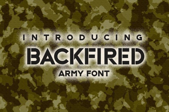 Backfired: A Stylish Sans Serif for Creative Projects
