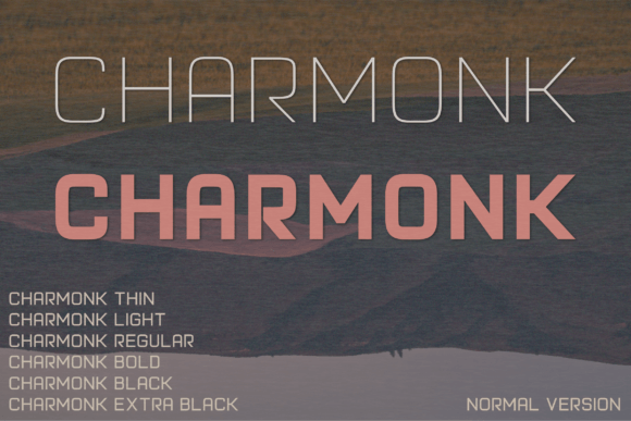 Charmonk: A Premium Font for Modern Design