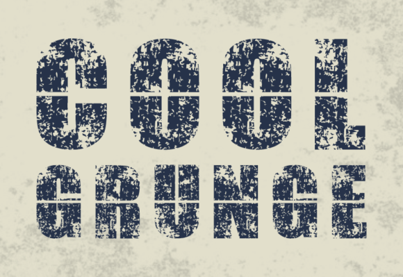 Cool Grunge: A Bold Font for Creative Projects