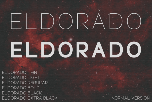 Eldorado Font: Elegant Simplicity