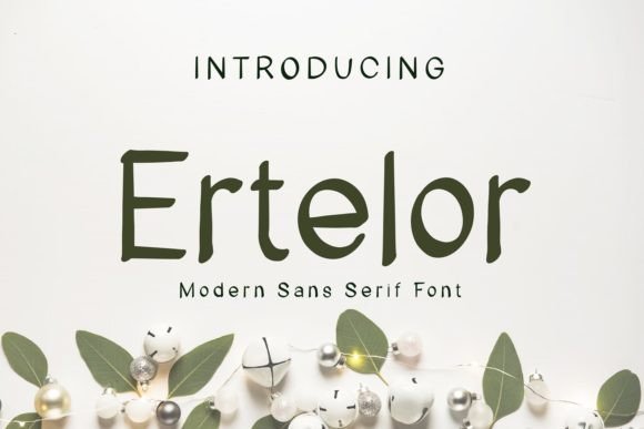 Ertelor: A Fun Font for Business Branding