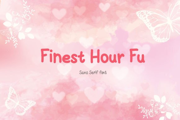Finest Hour Fu Font