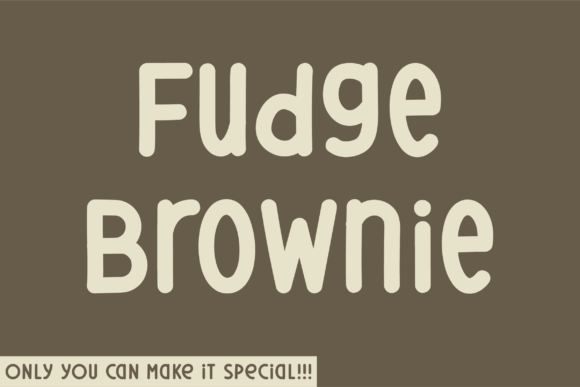 Fudge Brownie Font Review