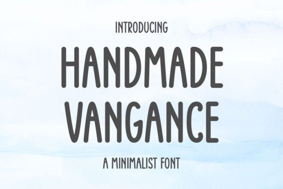 Handmade Vangance: A Font for Business Beauty
