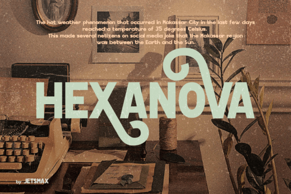 Hexanova: A Stylish Sans Serif Font