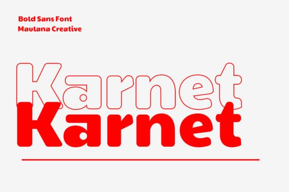 Karnet: A Modern Sans Serif Font