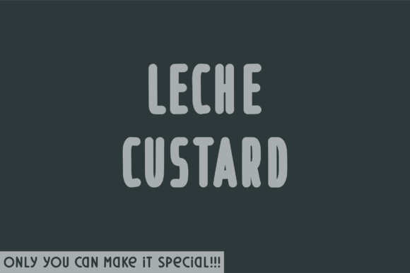 Leche Custard: A Unique Sans Serif