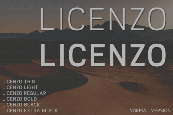 Licenzo: A Font for Polished Branding