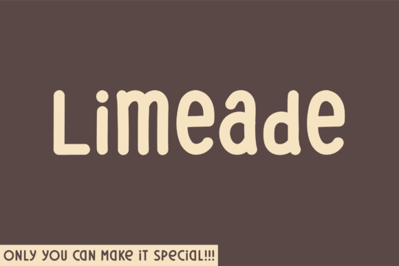 Limeade Font for Business