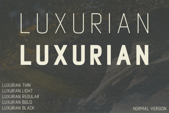 Luxurian: A Font for Business Elegance