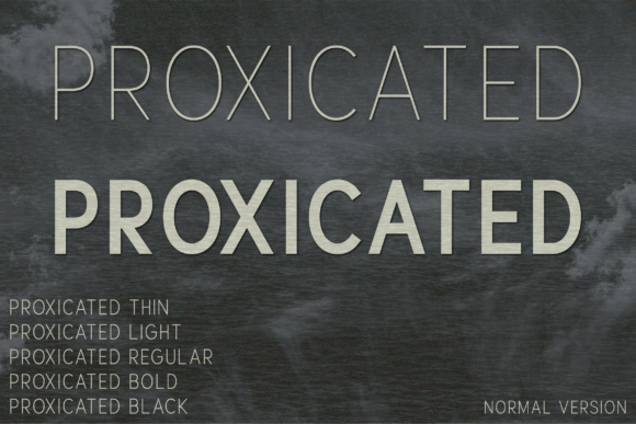 Proxicated: A Bold Sans Serif for Real Projects