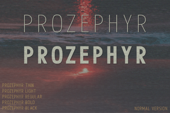 Prozephyr: A Font for Modern Web Design