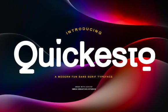 Quickesto Font: Modern Sans Serif for Web Design
