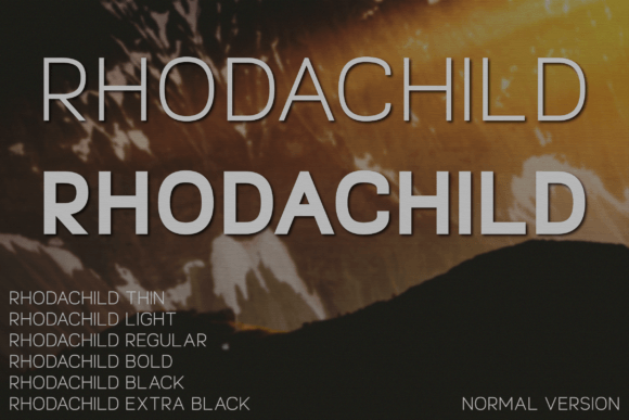Rhodachild: A Font for Professional Branding