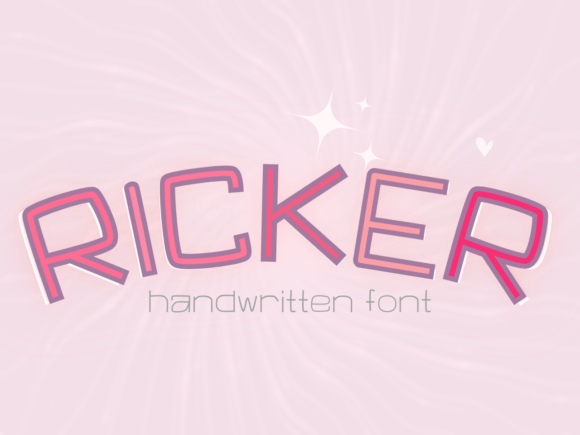 Ricker: A Timeless Sans Serif