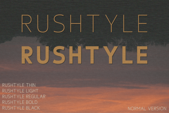 Rushtyle: A Font for Polished Branding
