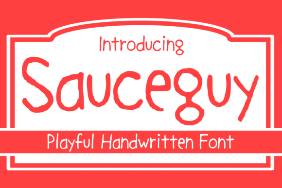 Sauceguy: A Playful Sans Serif for Creative Projects