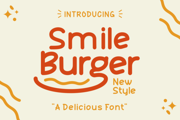 Smile Burger Font for Web Design