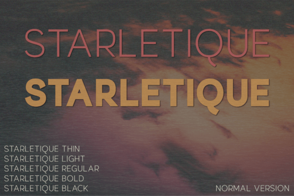 Starletique: A Premium Font for Modern Design