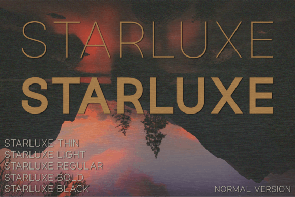 Starluxe: A Font of Elegance