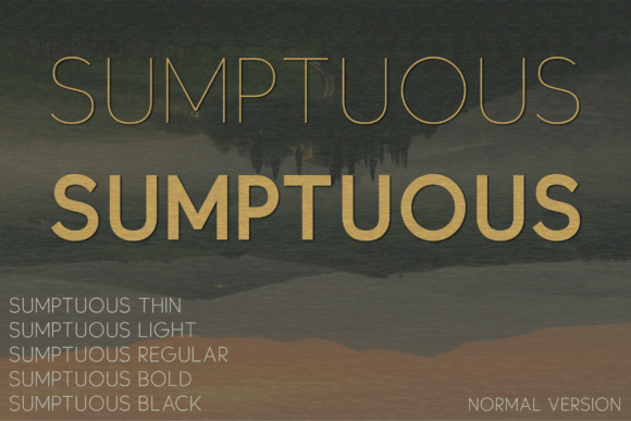 Sumptuous: A Bold Sans Serif for Real Projects