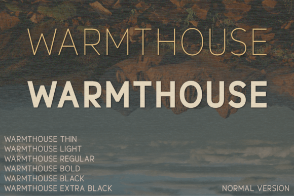Warmthouse: A Font for Makers
