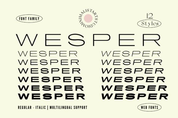Wesper: A Modern Sans Serif for Editorial Design