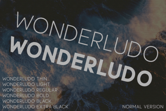 Wonderludo: Elegant Sans Serif for Editorial Design